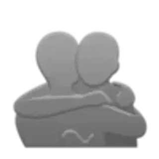 🫂 657108f3 hug, affection, embrace, love, friendship, relationship telegram sticker