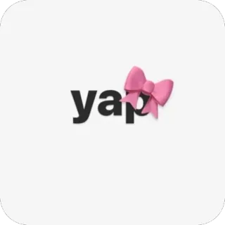 🎀 d171eb9b yap yap, bow, pink, cute, girly, ribbon telegram sticker