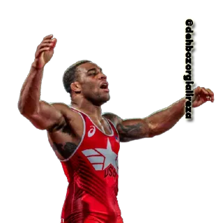 😨 28c24cc2 dehbzorgjalilreza lottatore, atleta, USA telegram sticker