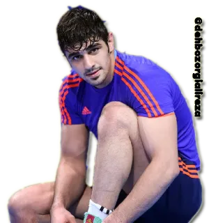 👵 508e2c20 @dehbozorglallreza Lottatore, Atleta, Uomo, Ritratto, Sport telegram sticker