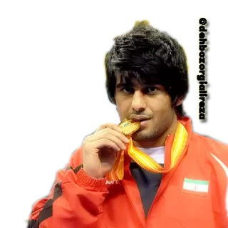 👨 6a170940 odehbozorg.lallreza atleta, wrestling, sport, medaglia, iran telegram sticker