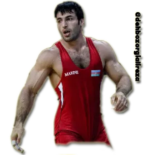 🍁 6dccc3d2 MARINE Wrestler, Sport, Atleta, Marine, Body rosso telegram sticker