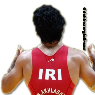 😟 78f4d4f1 IRI atleta, wrestling, iran, sport telegram sticker