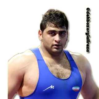 😉 edffe61e @dehbozorgl.alireza lottatore, atleta, sport, iran, persiano telegram sticker