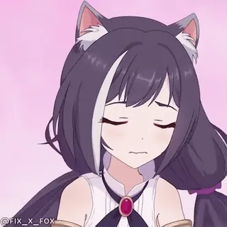 👎 4729dfe8 @FIX_X_FOX Anime, Catgirl, Kawaii, Manga, Imut, Gadis, Telinga, Gadis Anime telegram sticker