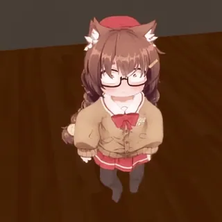 🫵 712c0a4c Anime, Ragazza, Kawaii, Carino, Cartone animato, Personaggio, Disegno telegram sticker