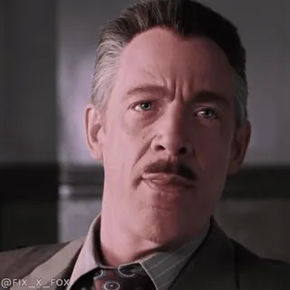 😂 754e685a J. Jonah Jameson Spider-Man J. Jonah Jameson, Spider-Man, giornale, editore, Marvel, fumetto, film telegram sticker