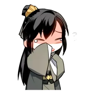 😩 dbda57ef Anime, Cartone animato, Personaggio, Emoticon, Espressione, Triste telegram sticker