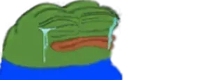 🐸 0bfaed0d Pepe the Frog pepe, เปเป้เดอะฟร็อก, ร้องไห้, เศร้า, มีม telegram sticker