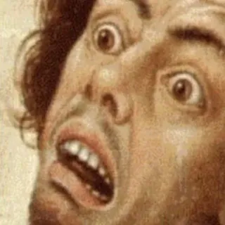 😰 1a7aa640 Gesicht, Ausdruck, Mann, Augen, Mund telegram sticker