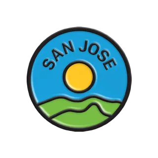 🇺🇸 3fbc2d89 SAN JOSE サンノゼ, カリフォルニア, 都市, 旅行, ランドマーク, 太陽, スカイライン whatsapp sticker