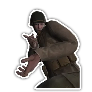 🤞 0a576ada soldato, militare, arma, violenza, gesto volgare whatsapp sticker