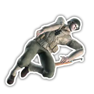 😞 5b702001 soldato, guerra, militare, fucile, combattimento whatsapp sticker