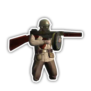 😎 7b5e8c7a soldato, arma, armi, militare, guerra, uomo, uniforme whatsapp sticker