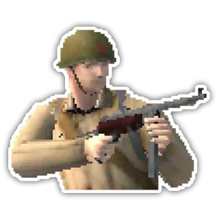 ▪ 928128c8 soldato, guerra, arma, militare, armi whatsapp sticker