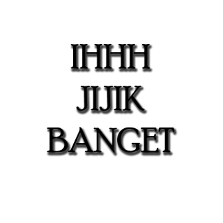🚙 7dc55dab IH IH JIJIK BANGET chữ, tiếng Indonesia telegram sticker