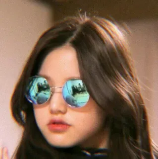 🍼 1d6eadda คน, แว่นกันแดด, ในร่ม, ผู้หญิง telegram sticker