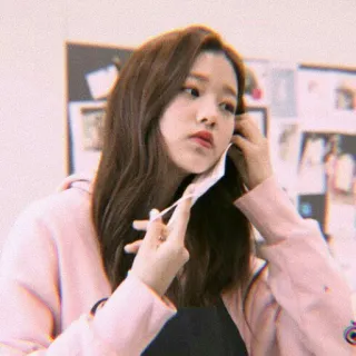 🍼 e33a4b02 ผู้หญิง, คน, เด็กผู้หญิง, เกาหลี, เอเชีย, ภาพเหมือน telegram sticker