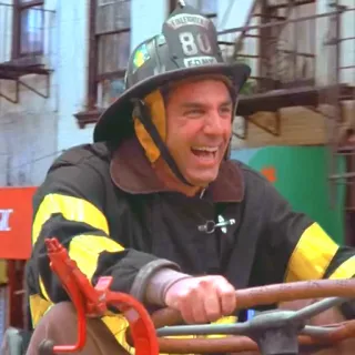 🤠 2ffd3fbf pompiere, FDNY, casco, uniforme, persona, uomo telegram sticker