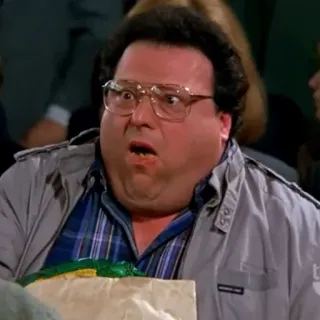 😯 382c197e Newman Seinfeld Newman, Seinfeld, televisione, personaggio, divertente telegram sticker