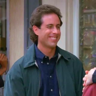 😬 954b8046 Jerry Seinfeld Seinfeld seinfeld, jerry, comico, attore, serie tv, sitcom telegram sticker