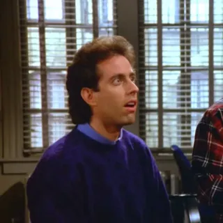 😳 c975157e Jerry Seinfeld Seinfeld tv, sitcom, commedia telegram sticker