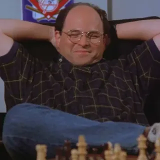 ☺️ f8025192 George Costanza Seinfeld Seinfeld, George Costanza, Rilassante, Commedia telegram sticker