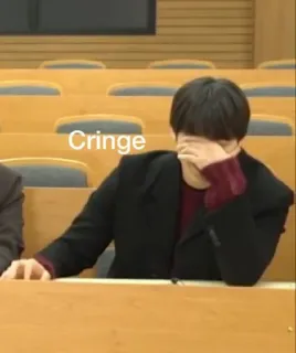 👽 27da3ce4 Cringe khó chịu, xấu hổ, facepalm, meme, phản ứng, xấu hổ telegram sticker