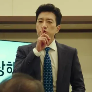 👽 b05726c7 người đàn ông, kinh doanh, im lặng, suỵt, suỵt telegram sticker