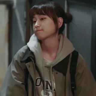 👽 c1bc0eb8 ONNI phụ nữ, áo hoodie, áo khoác, Hàn Quốc, thường ngày, chân dung telegram sticker