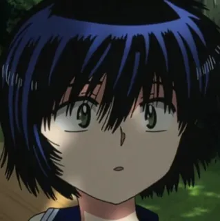 😟 47d6cf96 Anime, Garota, Retrato, Desenho animado, Ilustração, Personagem telegram sticker