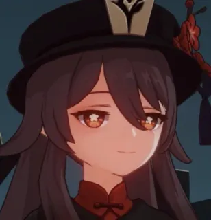 🙂 52e71f7d Hu Tao Genshin Impact Hu Tao, Genshin Impact, Anime, Video game, Personagem, Jogo telegram sticker