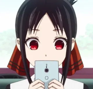 ✨ 00d85ca8 Kaguya Shinomiya Kaguya-sama: Love Is War Anime, Chica, Kaguya, Kaguya-sama, Shinomiya, Love is War, Teléfono, Lindo whatsapp sticker