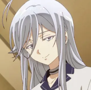 🙂 3f1129d7 Anime, Chica, pelo blanco, Personaje, Animación whatsapp sticker