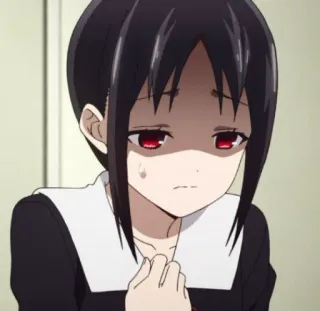 😞 7392a249 Kaguya Shinomiya Kaguya-sama: Love Is War anime, chica, Kaguya Shinomiya, Kaguya-sama Love is War, linda, emocional whatsapp sticker