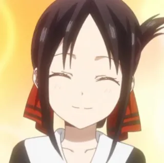 😊 807948c6 Kaguya Shinomiya Kaguya-sama: Love Is War anime, Kaguya, Kaguya-sama, Love is War, Shinomiya, lindo, sonriendo whatsapp sticker