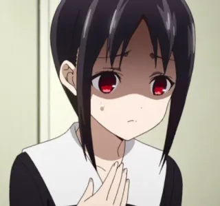 😞 dfea150c Kaguya Shinomiya Kaguya-sama: Love Is War Anime, Kaguya Shinomiya, Kaguya-sama Love is War, Emocional, Expresión, Triste whatsapp sticker