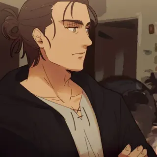 😐 14c3efbb Eren Yeager Attack on Titan 动漫, 艾伦·耶格尔, 进击的巨人, AOT, 动漫人物, 漫画 whatsapp sticker