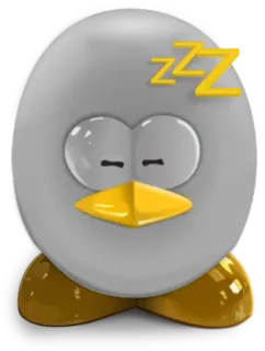 😴 5b7fec38 ZZZ dormir, sommeil, zzz, dessin animé, repos, fatigué, oiseau telegram sticker