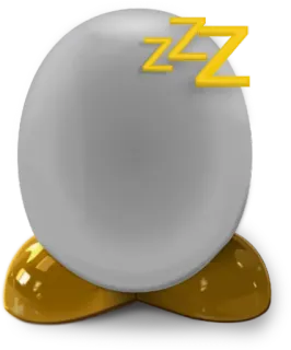 💤 f2001516 ZZZ sommeil, dormir, zzz, rêve, fatigué, dessin animé, détente telegram sticker