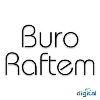 👋 9eeb2aa4 Buro Raftem teks, logo, biro, raftem, digital whatsapp sticker