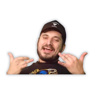 🥳 b8504b0c persona, gesto, hombre, seña con la mano telegram sticker