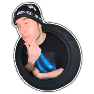 🤷‍♂️ 81e6cbd3 남자, 타이어, 모자, 캐주얼, 사람, 인물사진 telegram sticker