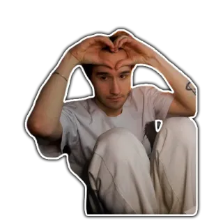 ❤️ 898c7a0f 남자, 하트, 손, 사랑, 사람, 제스처 telegram sticker