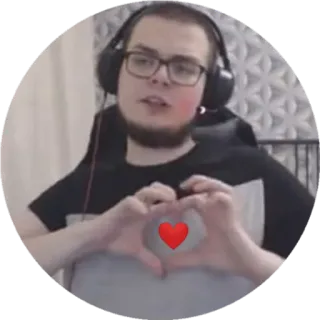 ❤️ bf70e739 uomo, cuore, amore, gesto whatsapp sticker