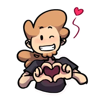 ❤ 9f64d214 การ์ตูน, หัวใจ, ความรัก, ตัวละคร, น่ารัก, ภาพประกอบ, แอนิเมชั่น, อีโมจิ telegram sticker