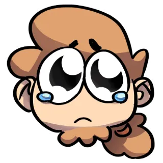 😢 d4d7b6b1 การ์ตูน, เศร้า, ร้องไห้, อารมณ์, ภาพประกอบ, สติกเกอร์ telegram sticker