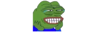 😂 96a0de5d Pepe the Frog เปเป้, มีม, มีมอินเทอร์เน็ต, กบ, การ์ตูน telegram sticker