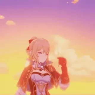 🌟 21a019ad Jean Genshin Impact Anime, Gra wideo, Waifu, Blondynka, Fanart, Genshin telegram sticker