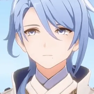 😒 cc066198 Kamisato Ayato Genshin Impact Anime, Gra, Kamisato Ayato, Genshin Impact, Postać telegram sticker